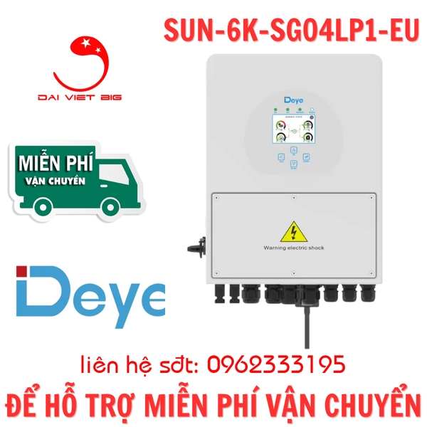 Biến tần Hybrid Deye 6KW SUN-6K-SG04LP1-EU