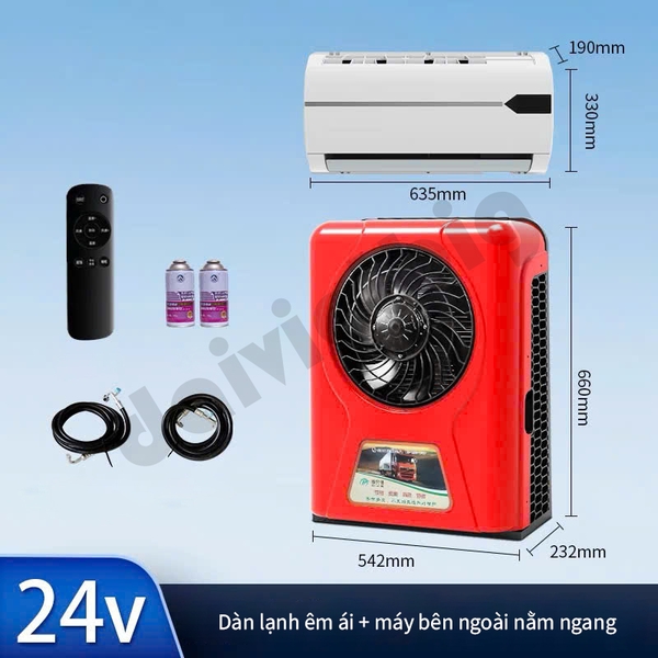 Điều hoà xe tải 24v cao cấp tiết kiệm năng lượng