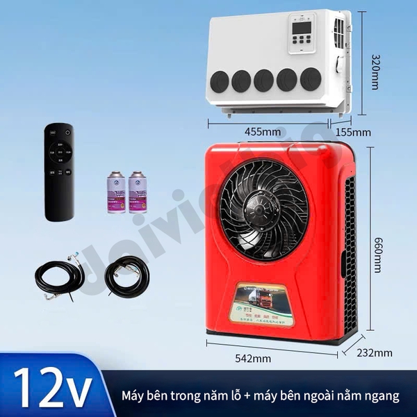 Điều hoà xe tải 12v