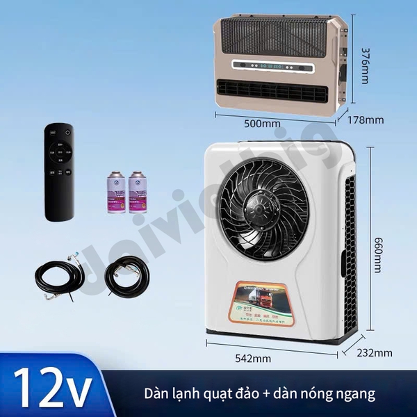 Điều hoà xe tải 12v