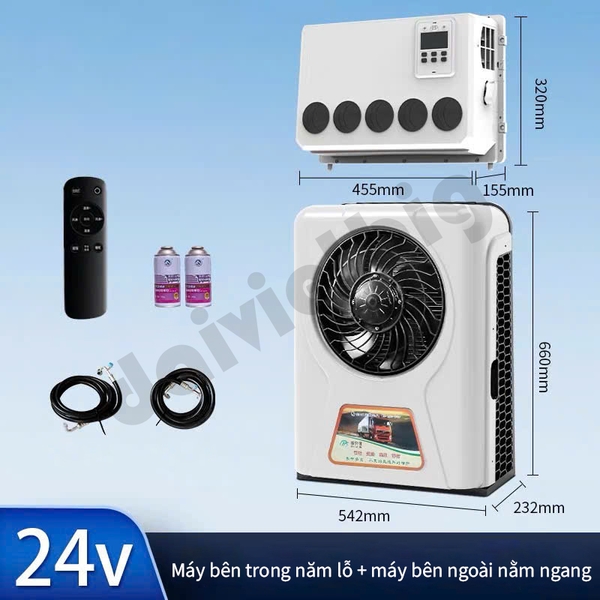 Điều hoà xe tải 24v