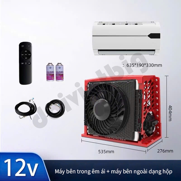 Điều hoà xe tải 12v