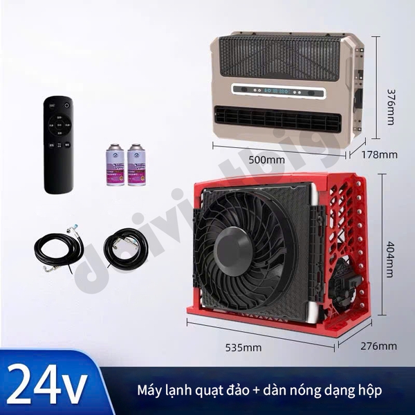 Điều hoà xe tải 24v