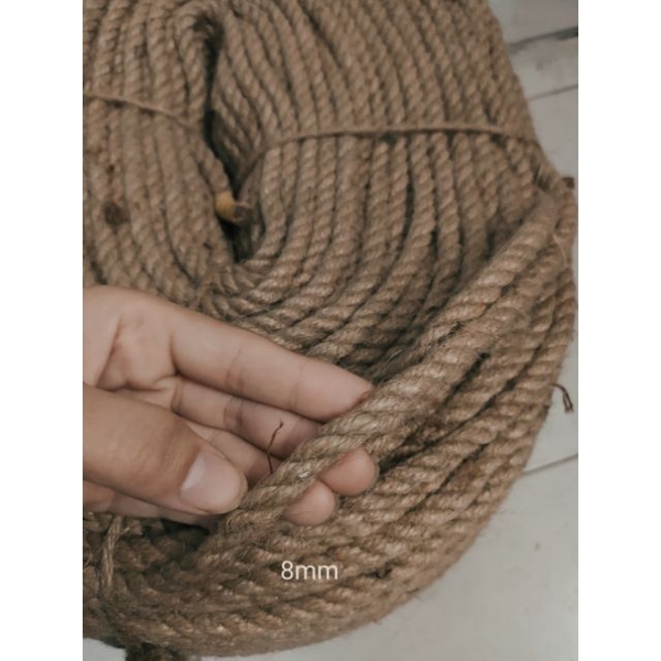 [Size 8mm] 5m dây thừng gai 8mm làm đồ cào móng cho mèo, hanmade