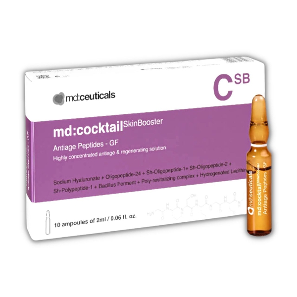 Tinh Chất Trẻ Hóa Da MD:Ceuticals MD:Cocktail SkinBooster AntiAge Peptides - GF