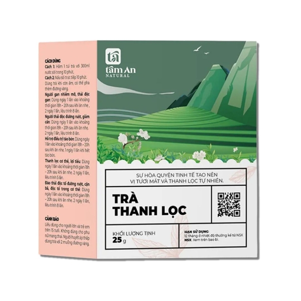 Trà Thanh Lọc Tâm An - Giải Độc Cơ Thể