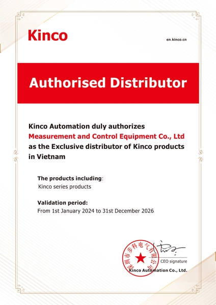Kinco Việt Nam – Đại diện phân phối thiết bị tự động hóa Kinco tại Việt Nam