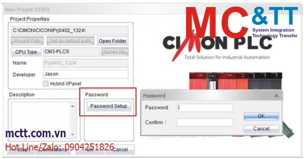 Bảo mật chương trình PLC CICON