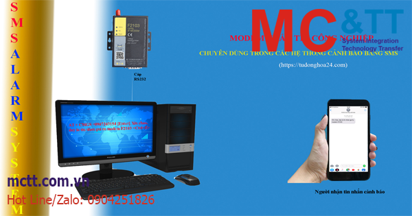 Cấu hình F2103 GPRS IP MODEM thực hiện chức năng nhắn tin SMS