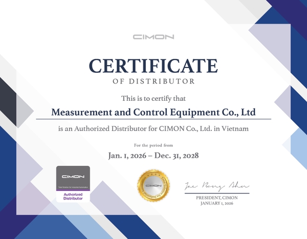 Cimon Việt Nam - Đại diện phân phối thiết bị tự động hóa CIMON – Hàn Quốc tại Việt Nam