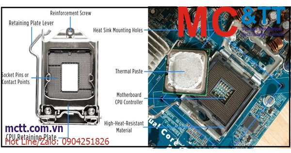 CPU Socket là gì? Các dạng CPU Socket phổ biến nhất | MC&TT Co., Ltd