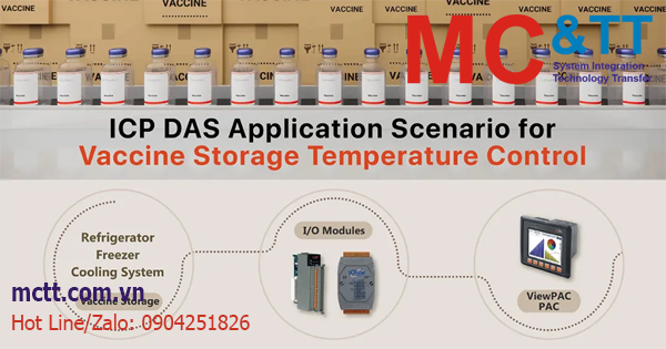 Ứng dụng giám sát nhiệt độ bảo quản vắc xin
