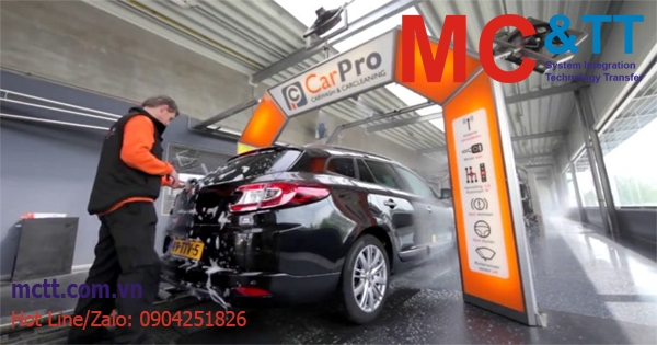 Hệ thống rửa xe tự động, tích hợp hệ thống thanh toán ở Dubai