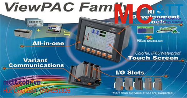 Giới thiệu bộ lập trình nhúng màn hình cảm ứng WinCE ViewPAC hãng ICP DAS