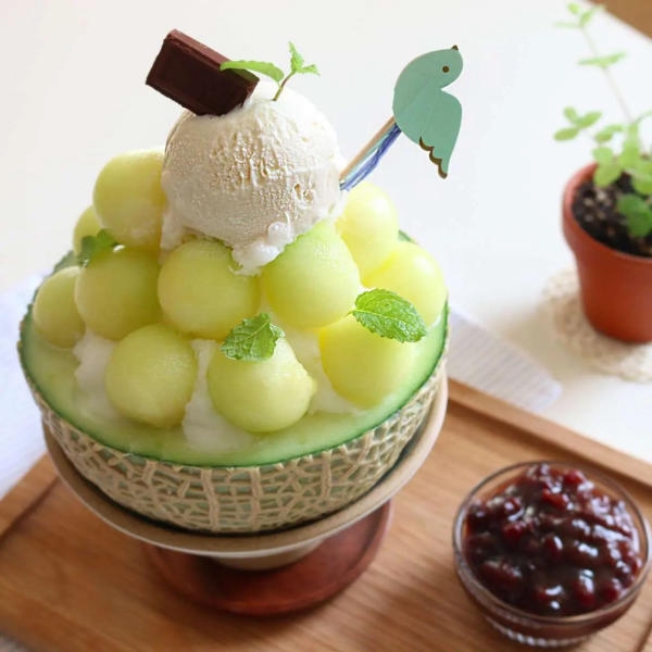 Cách làm bingsu dưa lưới thơm ngon mát lạnh