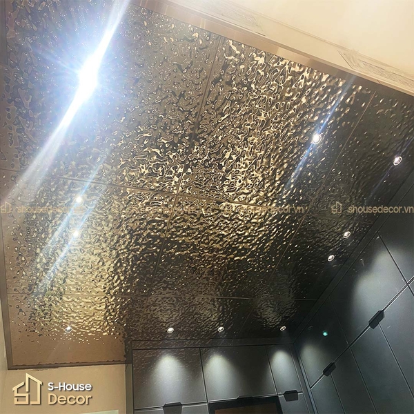 Trần Inox Sóng Nước Đen - Huyền Bí Sang Trọng Đẳng Cấp