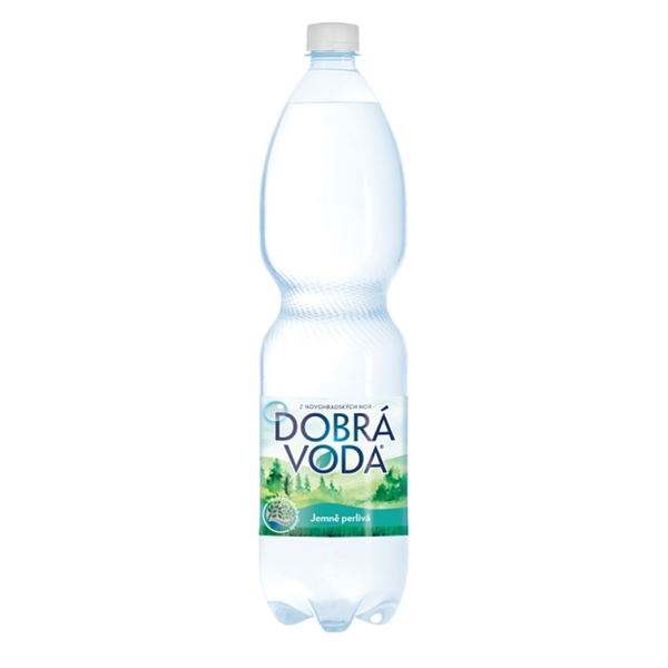 Dobrá voda jemně perlivá 1,5 l