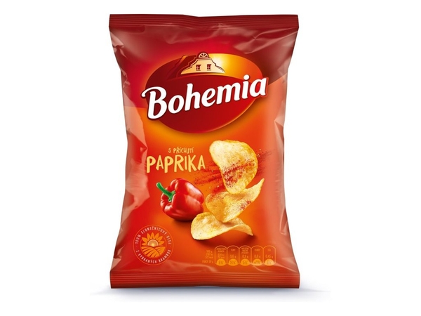 Bohemia Chips paprikové 70 g