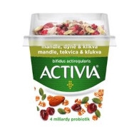 Activia bílá+granola(mandle, dýně, klikva) 155g
