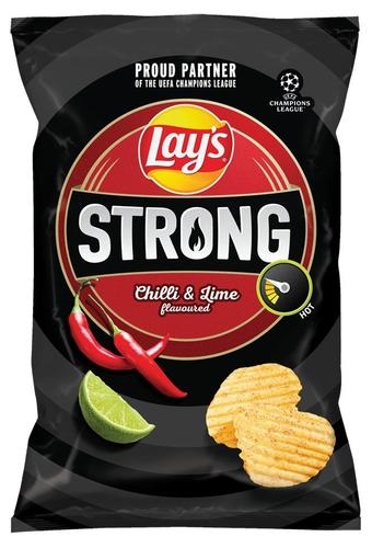 Lays chipsy strong chilli limetky 65 g