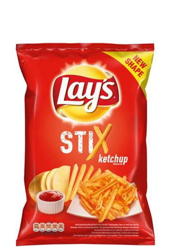 lays chipsy stix 70 g