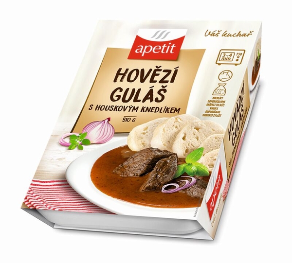 Guláš hovězí, HK 510g Apetit