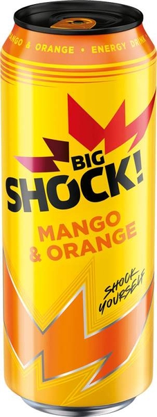 Big shock Mango Orange 500 ml plech 6/500ml