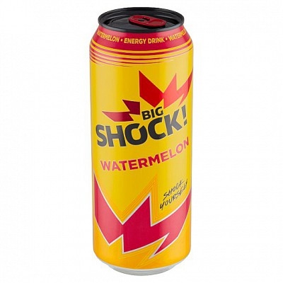 Big shock Watermelon energetický nápoj 500 ml plech