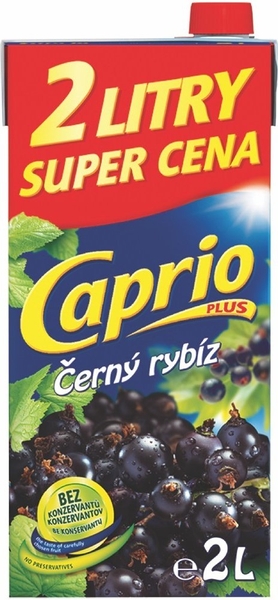 Caprio černý ribíz nápoj 6/2l