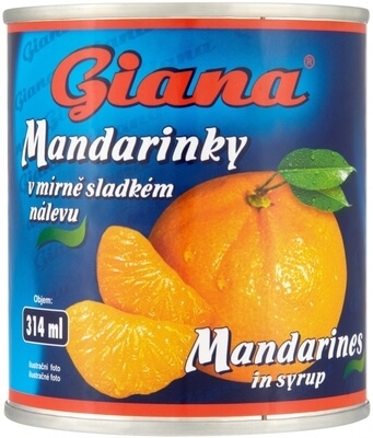 Giana mandarinky 314 ml