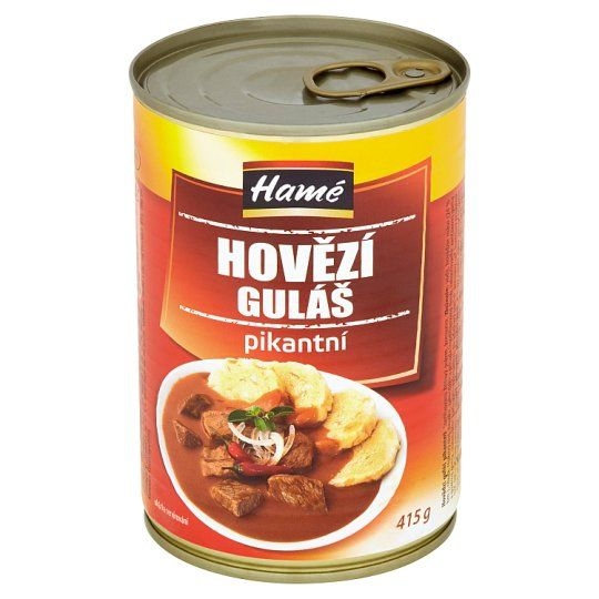 Hamé hovězí guláš pikant hotové jídlo 415 g 4/415g
