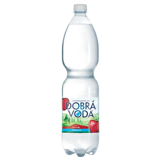 Dobrá voda Jahoda neperlivá 1,5 l