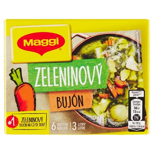 Maggi Bujon zeleninový 3l 60 g 1 / 60 g
