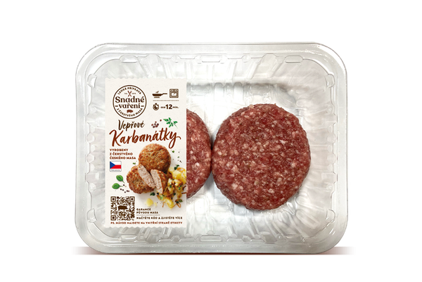 Karbanátky vepřové 2x150g KOST