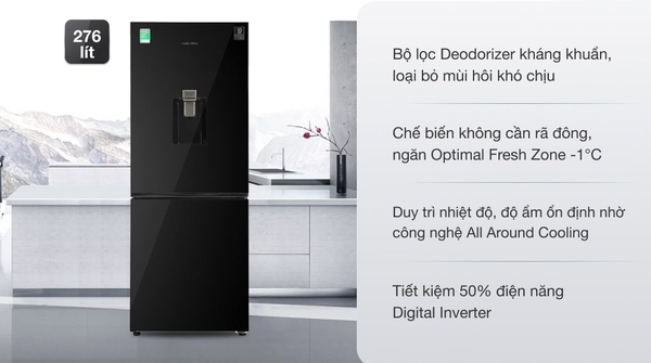 Tủ lạnh Samsung  RB27N4190BU/SV Inverter 276 lít Kho Điện Máy Pro Hà Nội