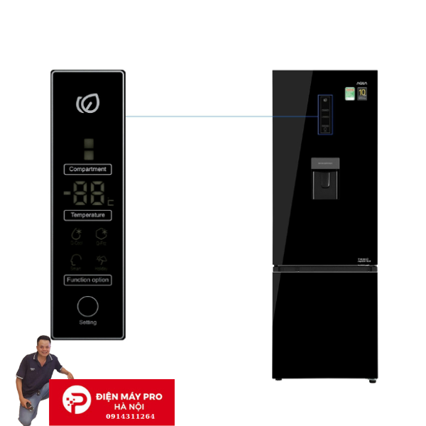 Tủ lạnh Aqua Inverter 320 lít AQR-B379MA Giá Rẻ Nhất Hà Nội