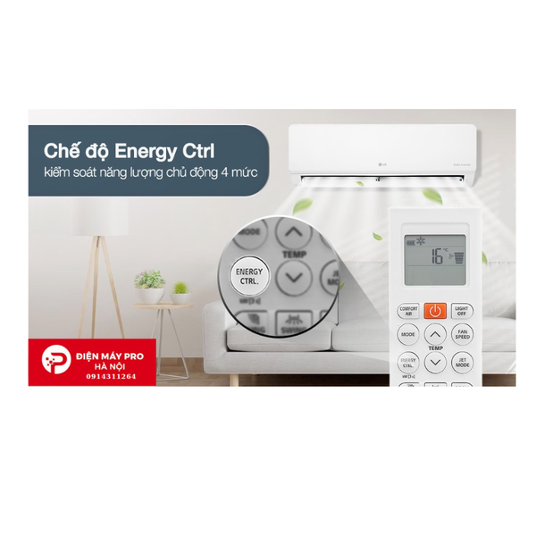 ĐIỀU HÒA LG 2 CHIỀU INVERTER 24.000BTU B24END1 100% Chính Hãng