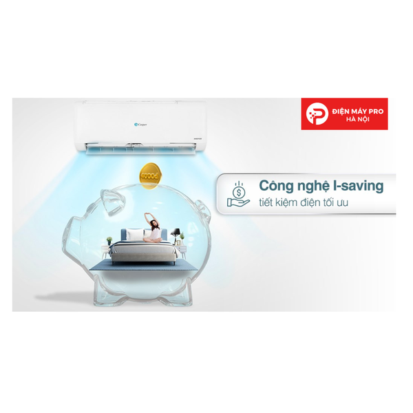 Điều hòa Casper Inverter 12000 BTU 1 chiều TC-12IS36 gas R-32 Mới 100%