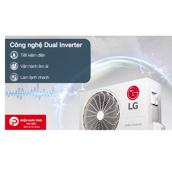 Điều hòa LG Inverter 24000 BTU 1 chiều V24WIN1 Mới 100%