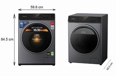 Máy giặt sấy Panasonic Inverter 9 Kg NA-V90FC1LVT