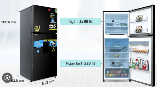 Tủ lạnh Panasonic Inverter 405 lít NR-TX461GPKV Kho Điện Máy Pro Hà Nội Giá Rẻ Nhất