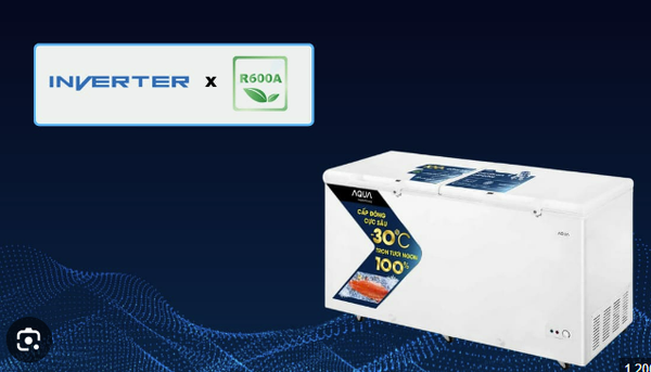 Tủ Đông Mát Aqua Inverter 503 Lít AQF-C6102E  Kho ĐIện Máy Pro Hà Nội Giá Rẻ