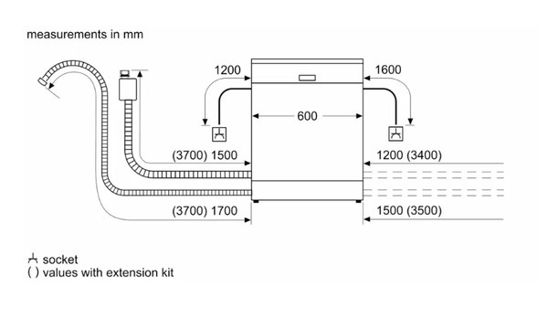 Máy rửa chén độc lập 60 cm Màu SMS6ZCI49E Series 6  Giá Rẻ Nhất Miền Bắc