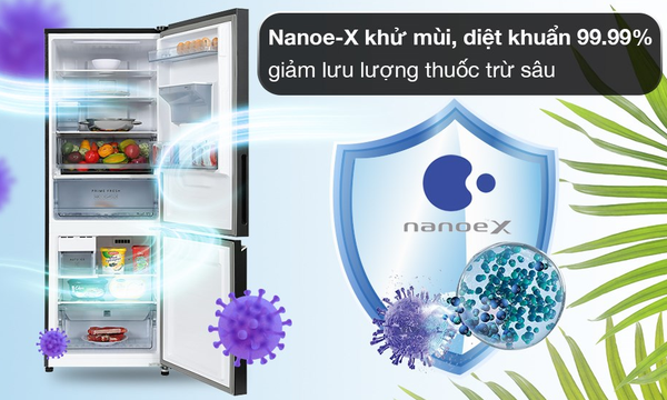 Tủ lạnh Panasonic Inverter 300 lít NR-BV331WGKV Giá Rẻ Nhất Hà Nội