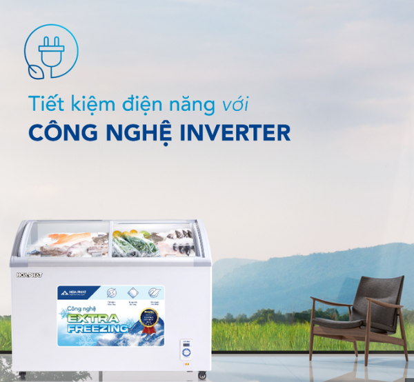 Tủ đông Hòa Phát Inverter 1 ngăn 280 lít HSF AD8280.C1 Giá Rẻ Nhất
