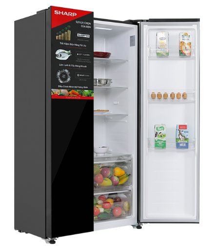 Tủ lạnh Sharp Inverter 472 lít SJ-SBX440VG Chính Hãng 100%