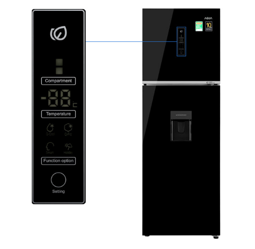 Tủ lạnh Aqua Inverter 318 lít AQR-T369FA Giá Rẻ Nhất