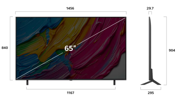 Tivi LG 65 inch 65QNED80ASA QNED AI 4K 2025 mới 100% Giá Rẻ Nhất HN