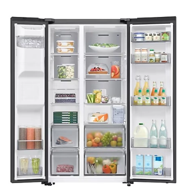 Tủ lạnh Samsung Side By Side Inverter 635 lít RS70F65K2FSV Giá Rẻ