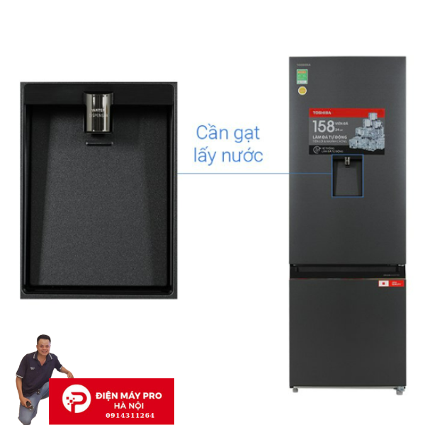 Tủ lạnh Toshiba Inverter 321 lít GR-RB405WEA-PMV(06)-MG Kho Điện Máy Pro Giá Rẻ Nhất